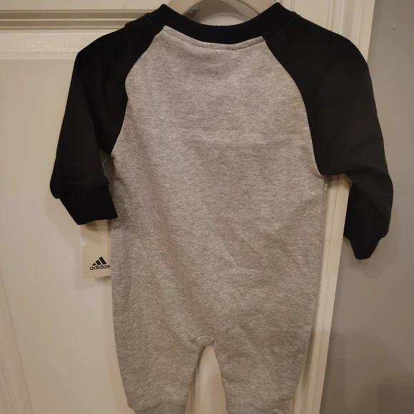 Adidas Kids One Piece - Black and Gray with Graphic Nwt - Picture 2 of 3
